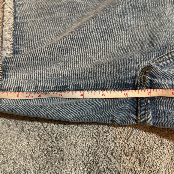 NWT Meshki Kira Raw Hem Longline Boyfriend Shorts - Picture 7 of 7